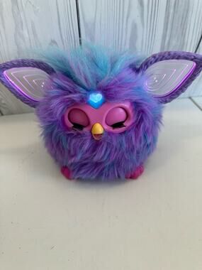 Furby Purple Plush Interactive Toy 2023 Hasbro  Tested And Works!
